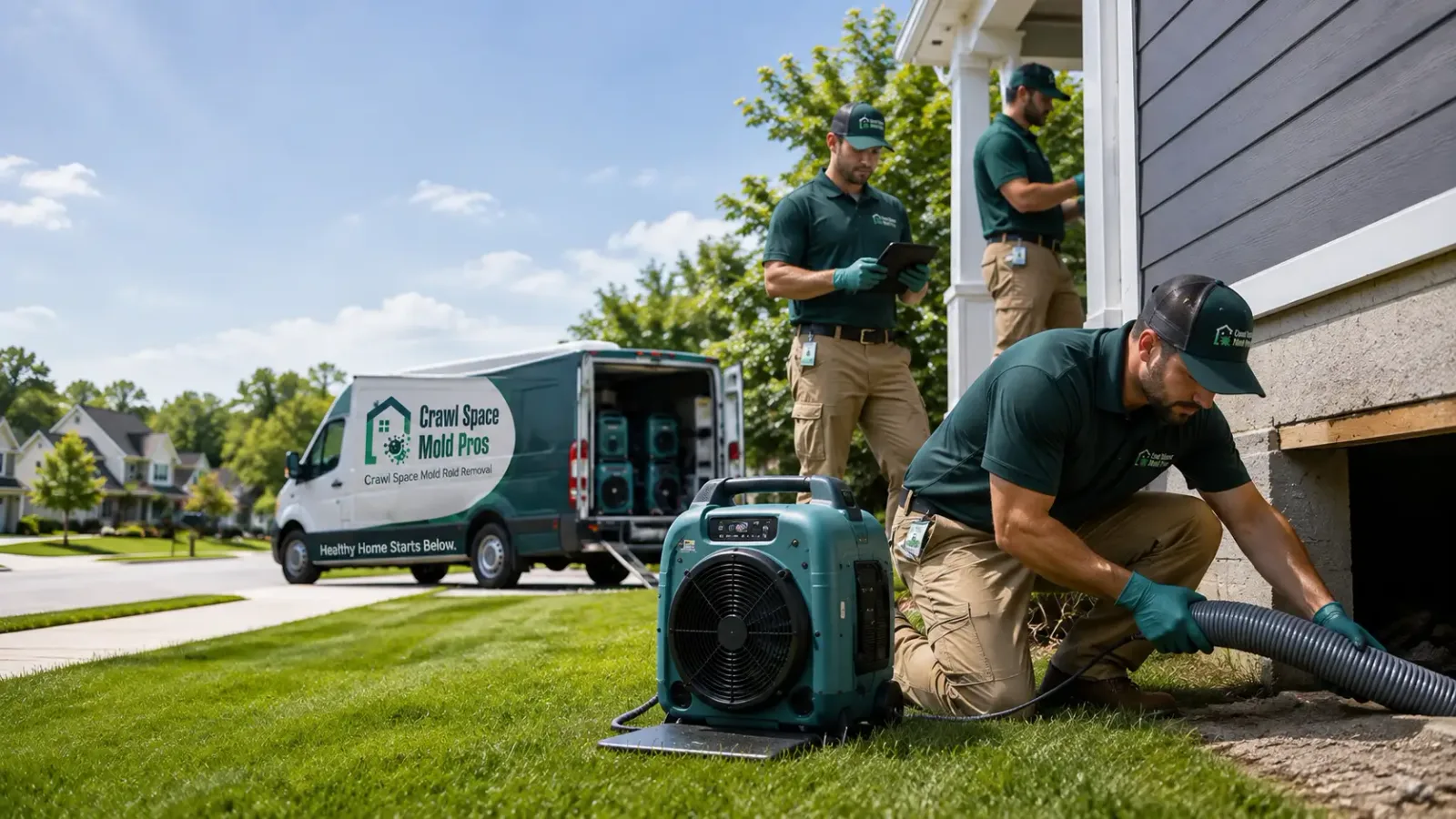 Crawl Space Mold Removal in Robinson, KS